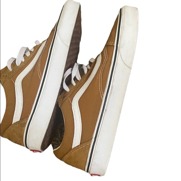 Vans Leather Flats Sneakers Unisex 9/7.5 - Picture 2 of 8